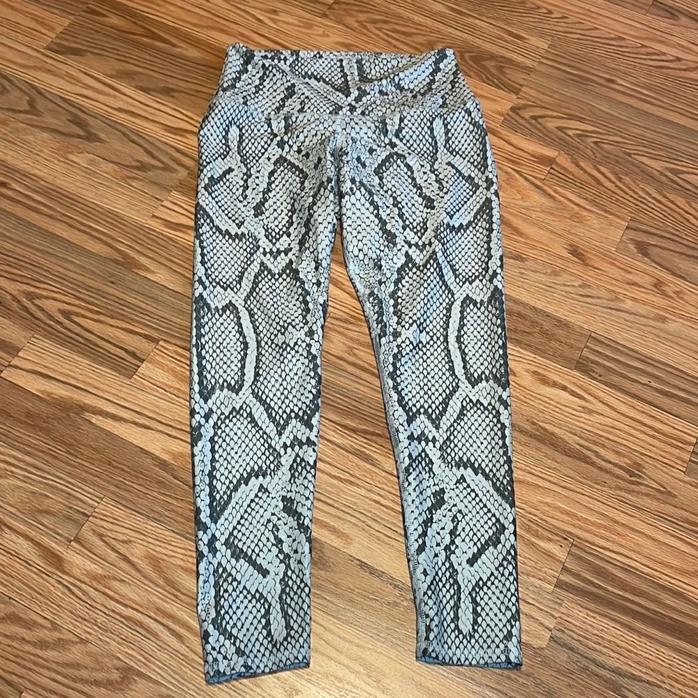 Evolution & Creation Snake Print Leggings, gym, athletic, medium